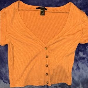 Forever 21 V-Neck Crop Top